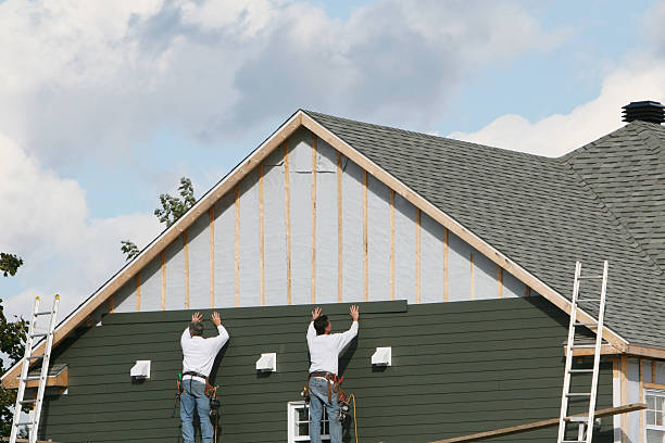 Professional Siding Contractor technician working in Lemont, PA